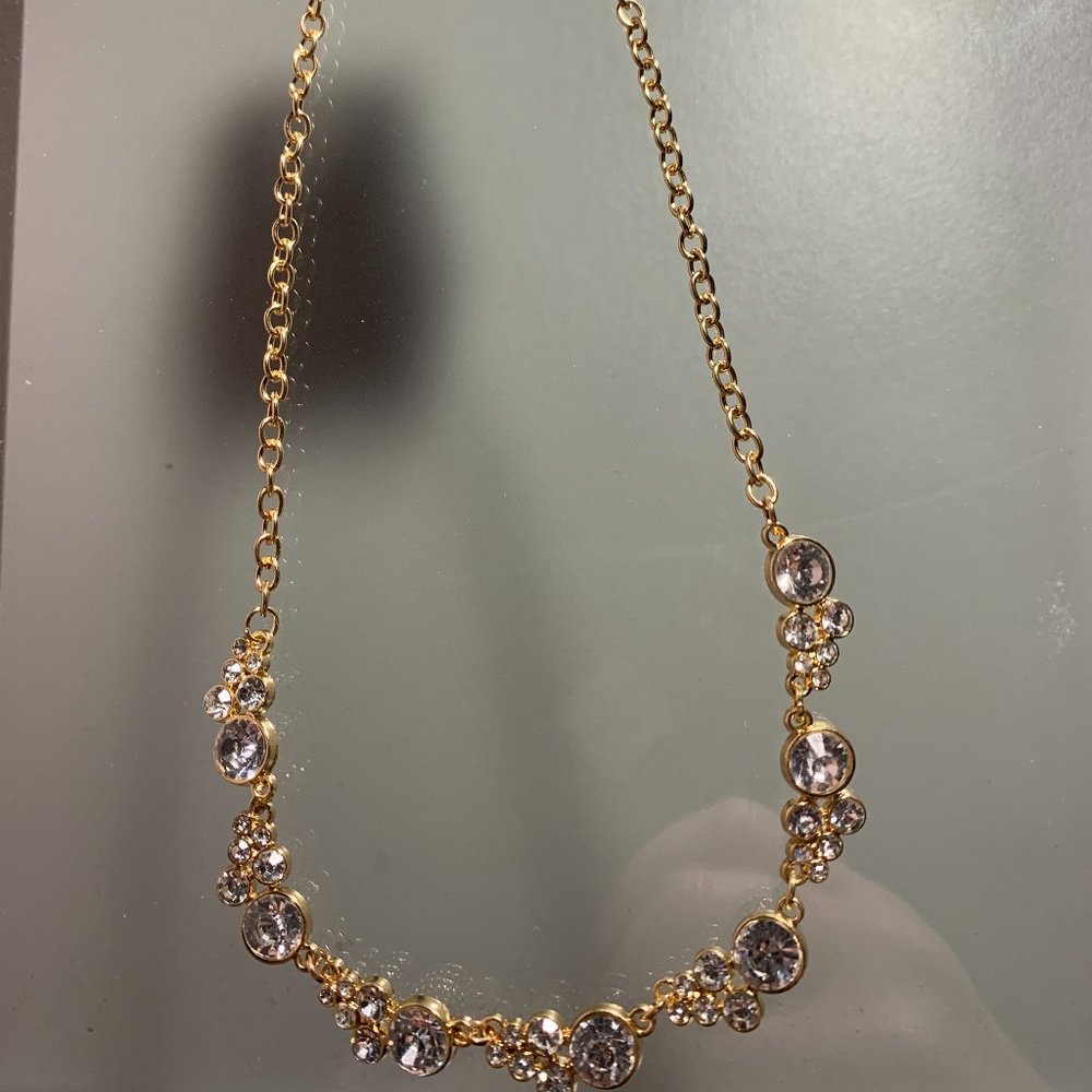 Paparazzi Social Luster Gold Necklace with Adjustable Clasp Closure